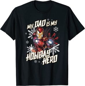 Camiseta Marvel Navidad Mi Papá es mi Héroe