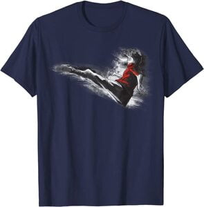 Camiseta Shang Chi y la Leyenda de los diez anillos Shang Chi Dibujo Patada de Kung Fu