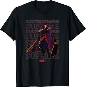 Camiseta What If Doctor Strange Supremo Neon