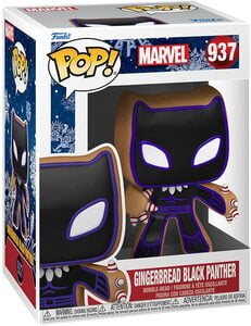 Funko Pop Edicion Especial Navidad 937 Black Panther Galleta de Jengibre