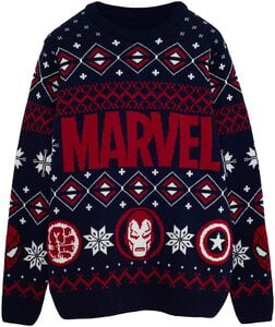 Jersey de Punto de Navidad de Los Vengadores de Marvel