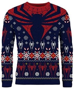 Jersey de Punto de Navidad de Spider-Man