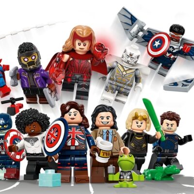 Lego Juego Completo de 12 minifiguras de Wandavision, Loki, Falcon y El Soldado de Invierno y What If 1