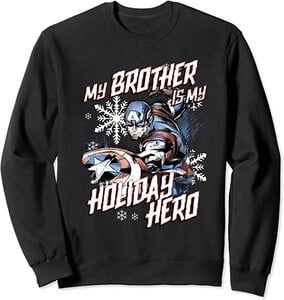 Sudadera Marvel Navidad Mi Hermano es mi Héroe