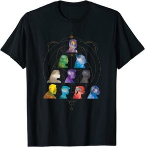 Camiseta Eternals Personajes Los 10 Eternos