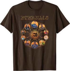 Camiseta Eternals Personajes en Círculo