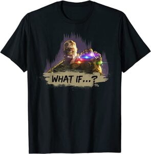 Camiseta What If Thanos Zombie Guantelete