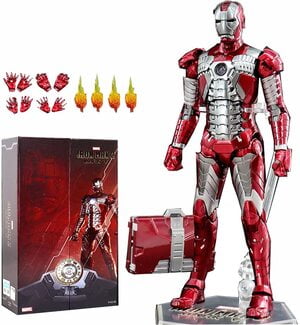 Figura Coleccionista Ironman 2 Mark 5 10th Aniversario Deluxe