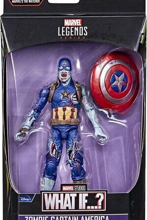 Figura Marvel Legends What If Capitan America Zombie