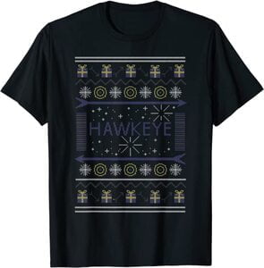 Camiseta Hawkeye Ojo de HalcÃ³n NavideÃ±a