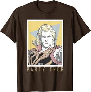 Camiseta What If Party Thor Retratro Pop