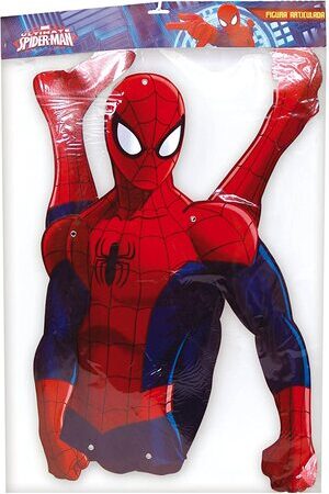 Figura Articulada de Cartón de 1 metro de alto de Spider-Man