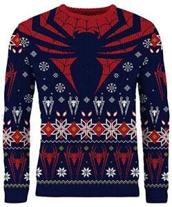 Jersey de Punto de Navidad de Spider-Man Talla S - XS