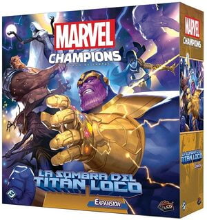 Juego de Cartas Marvel Champions Expansion La Sombra del Titán Loco Juego