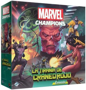 Juego de Cartas Marvel Champions Expansion La Tiranía de Craneo Rojo