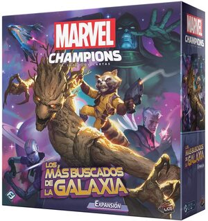 Juego de Cartas Marvel Champions Expansion Los Mas Buscados de la Galaxia