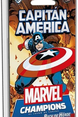 Juego de Cartas Marvel Champions Pack de Héroe Mazo Capitán América