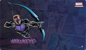 Juego de Cartas Marvel Champions de Fantasy Flight Games Alfombrilla de Juego Hawkeye