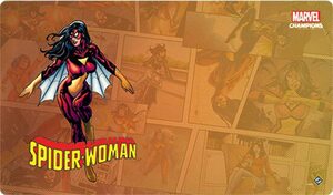 Juego de Cartas Marvel Champions de Fantasy Flight Games Alfombrilla de Juego Spider-Woman