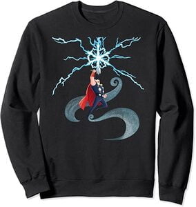 Ropa de Marvel Serie Navidad Thor Rayo Copo de Nieve
