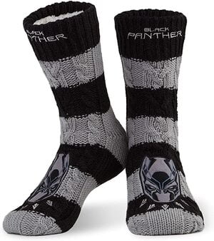 Calcetines Antideslizantes de Punto Marvel Black Panther