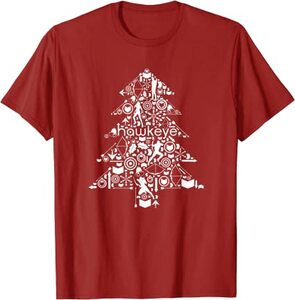 Camiseta Hawkeye Ojo de HalcÃ³n Ã�rbol de Navidad