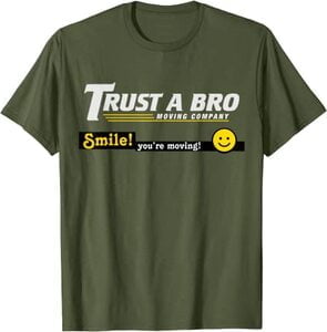 Camiseta Hawkeye Ojo de Halcón Trust a Bro Moving Company Smile