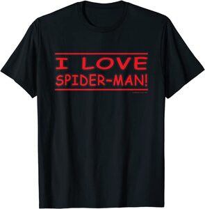 Camiseta Spider-Man No Way Home I Love Spider-Man