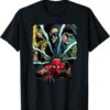 Camiseta Spider-Man No Way Home Comic Spidey y Enemigos