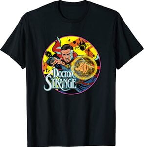 Camiseta Doctor Strange Multiverse of Madness Comic Retro