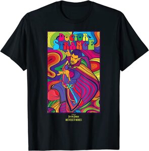 Camiseta Doctor Strange Multiverse of Madness Retro Psicodelia