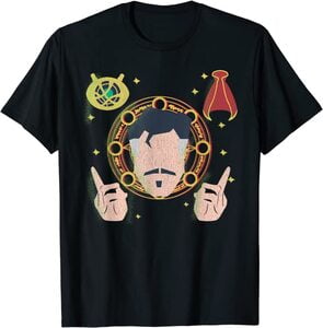 Camiseta Doctor Strange Ojo Agamotto Capa Levitación
