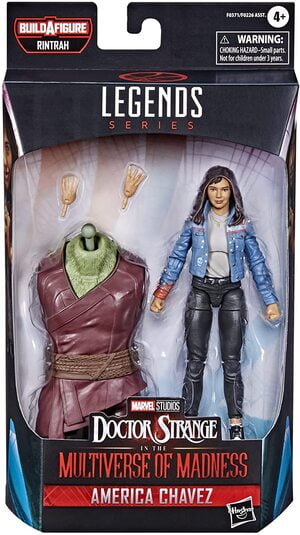 Figura Marvel Legends Doctor Strange Multiverse America Chavez