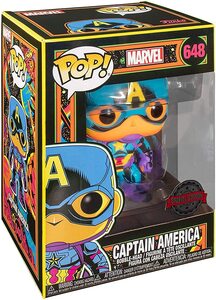 Funko Pop Edición Especial Neón 648 Capitán América