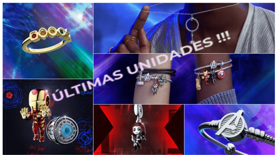 Tienda Online Marvel Pandora Ultimas Unidades Venta