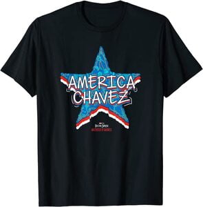 Camiseta Doctor Strange Multiverse of Madness America Chavez Logo Estrella