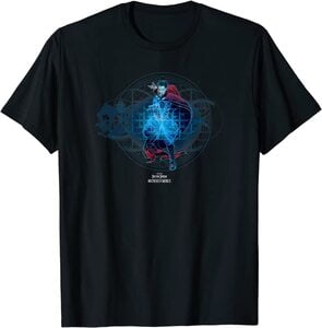 Camiseta Doctor Strange Multiverse of Madness Steven esquema