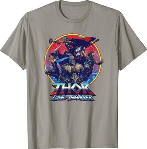 Camiseta Thor Love and Thunder Personajes