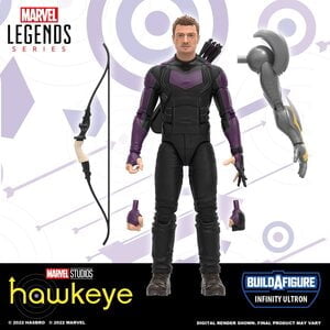 Extra de las figuras Marvel Legends Infinite Ultron Hawkeye