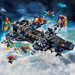 Los 10 mejores Lego de Marvel. Helitrasporte